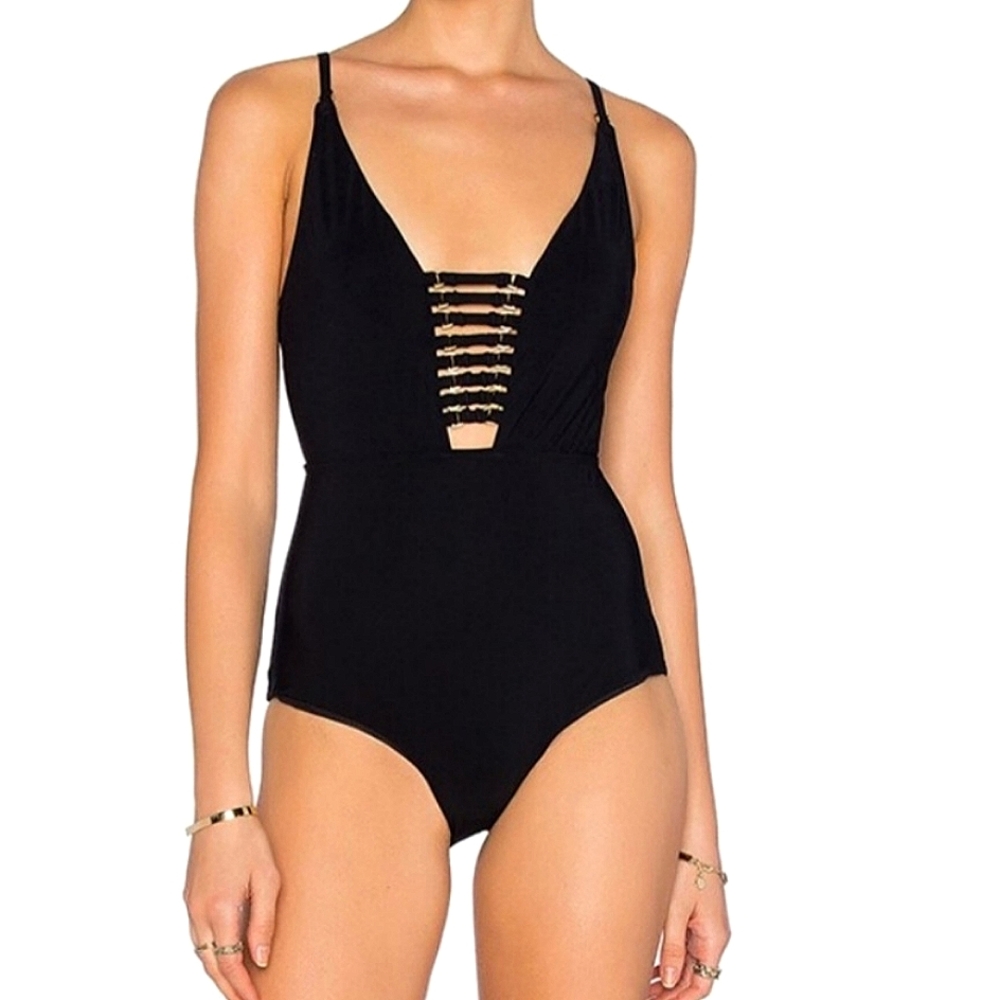 Zimmermann Black One Piece Swimsuit